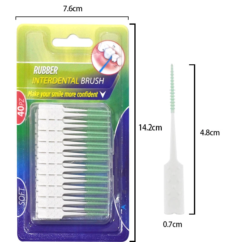 Small Size Silicone Interdental Brushes Super Soft Toothpicks Oral ...