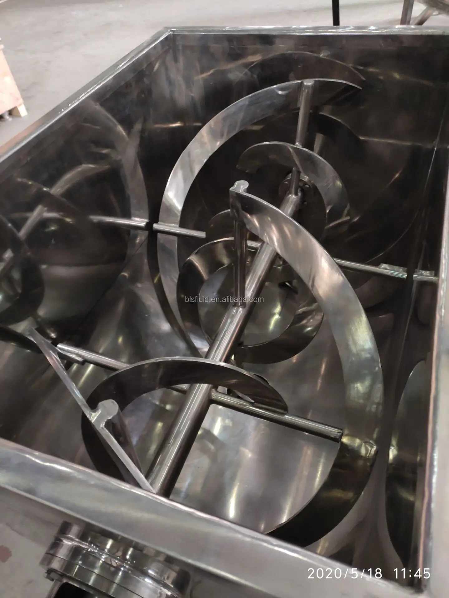 100L Ribbon Blender Powder Mixer with Wheels