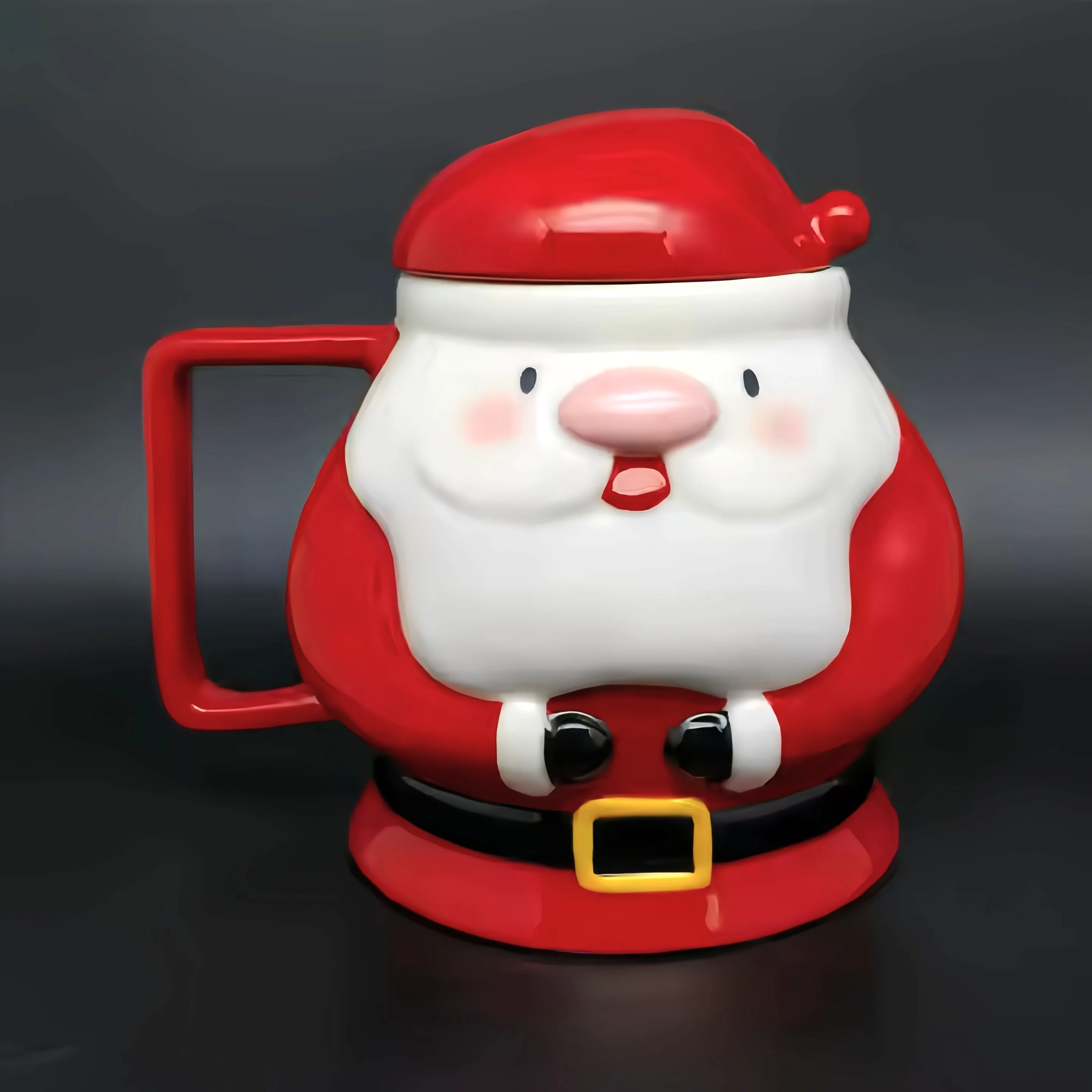 Creative Christmas Party Ideas Ceramic Christmas Santa Claus Mug 3D creative-christmas-party-ideas-ceramic-christmas-santa-claus-mug-3d