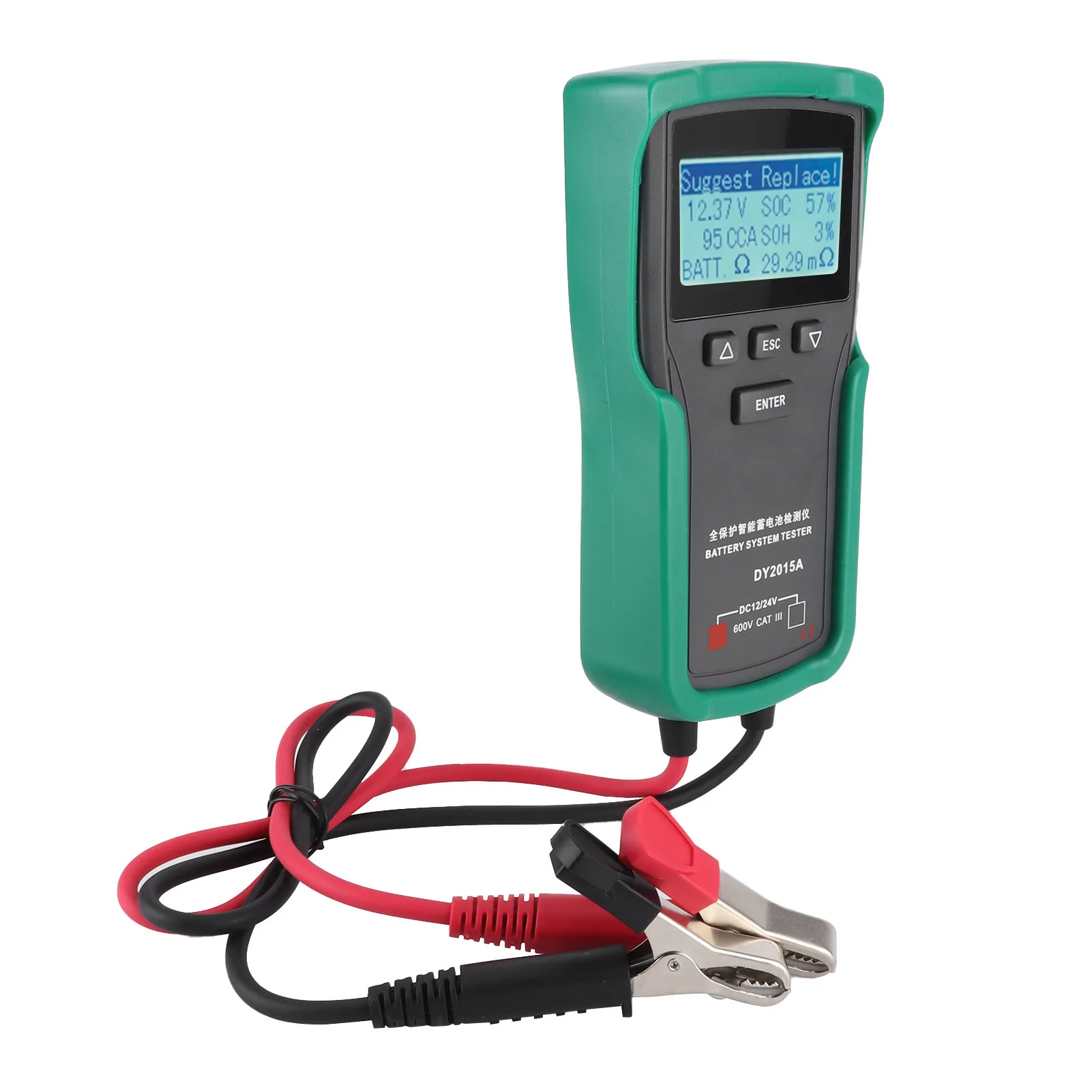 12v24v Car Battery Tester Tool Analyzer Voltage Load Test Digital
