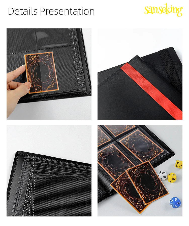 pokemon megalo cannon booster box 4-Pocket Black Toploader Binder for Trading Cards – Cardshellz