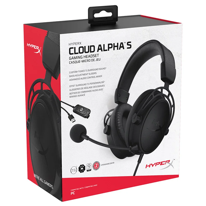 Hyper X Cloud Alpha S Surround Sound Headset for Computer