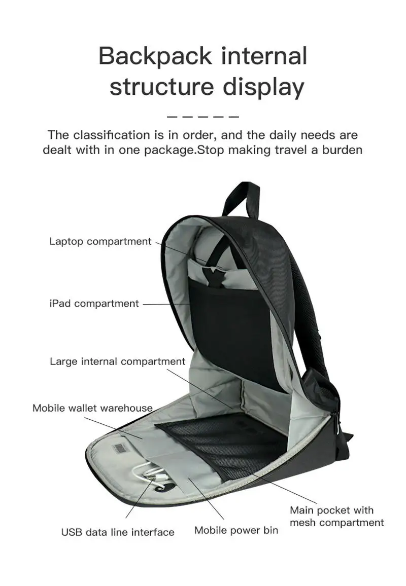 Light and Small Led Backpack Newest Smart Portable LED Bag  Mobile Controlled Lighting Led Backpack