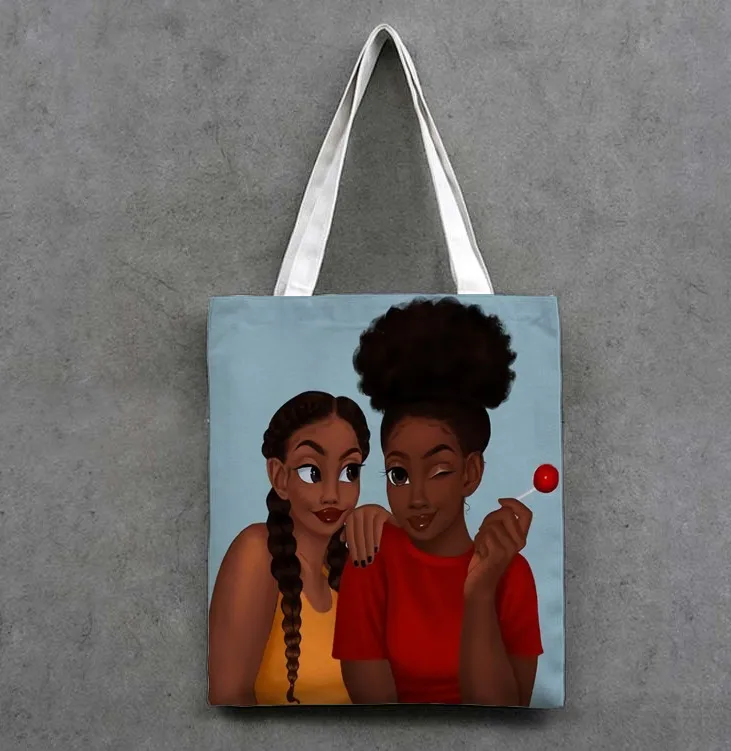 Black Angelina Dashiki Tote Bag – JIDE Gear