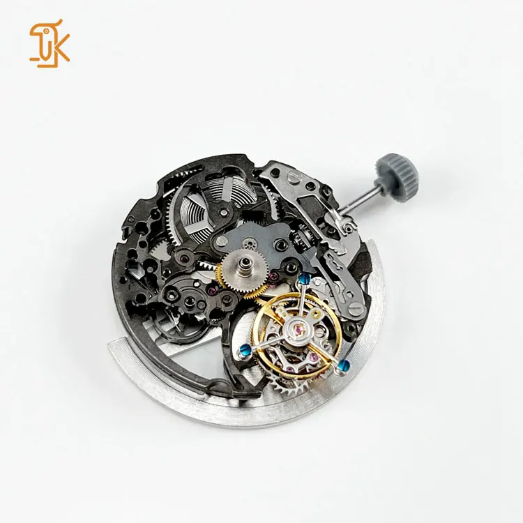 YINBEI Tourbillon Movement Custom Skeleton Mechanical Movement Modified Automatic Watch Parts Accessories Manufacturers