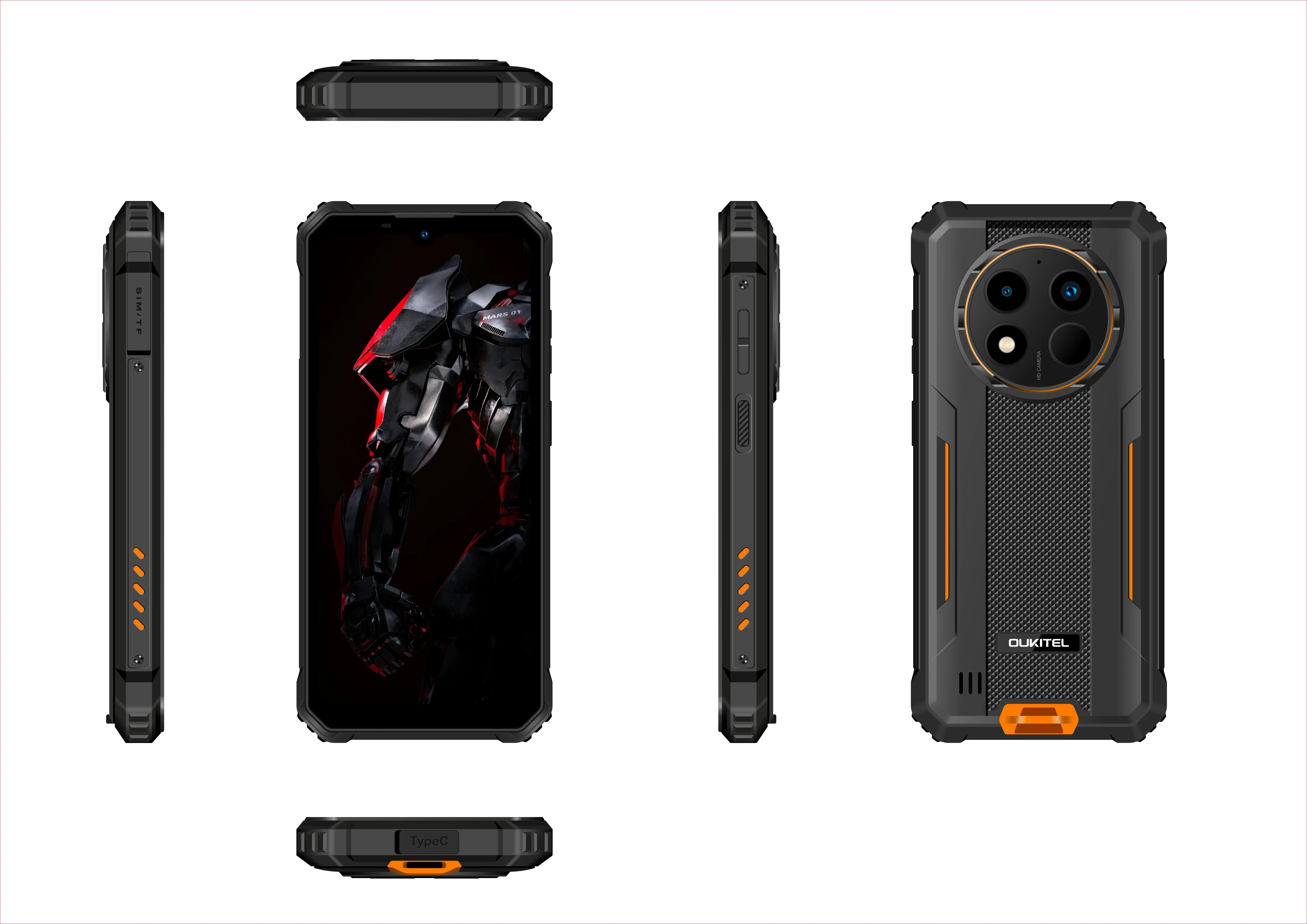 OUKITEL WP28 E 本体 Oukitel WP28 4G Rugged Phone 6.52-inch 10600mAh Big Battery