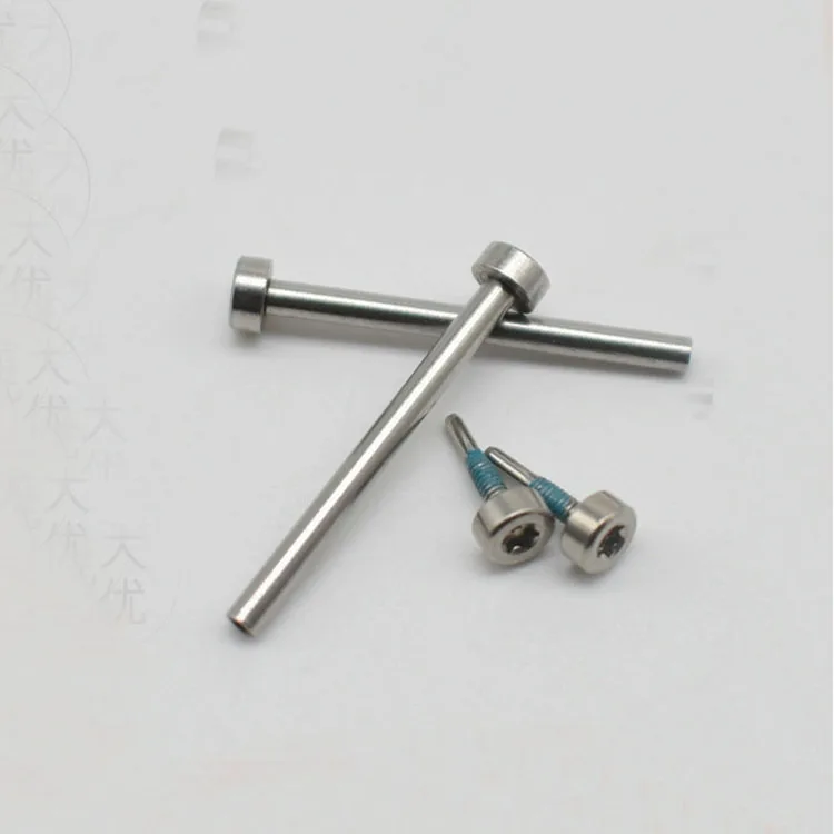 Custom Stainless Steel case Lug Strap Band Connecting Torx T6 Chicago Screw for Watch