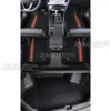 TPE foot pad+Chenille black tri color TPO trunk