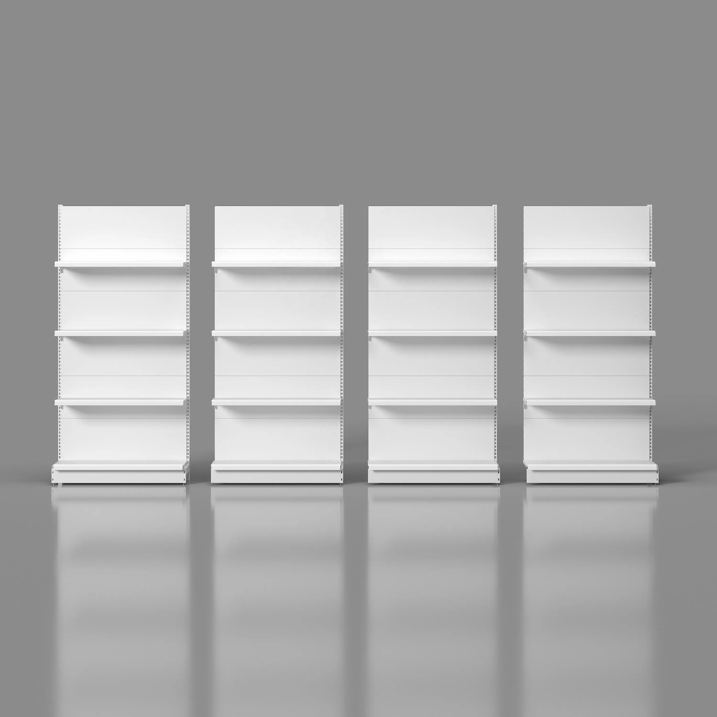 Single-sided Grocery Store Gondola Shelves Display Stand Wall Mini ...