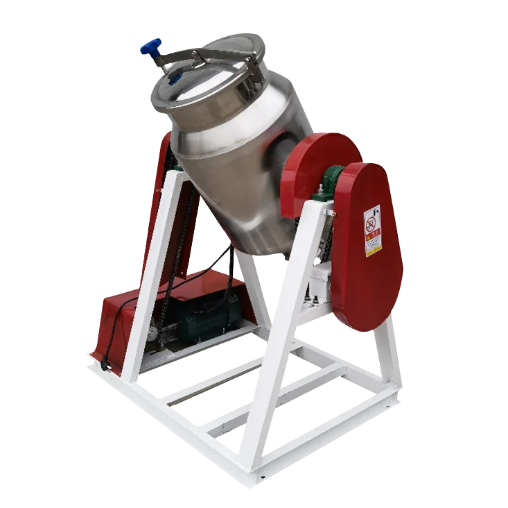 Electric Small Rotating Drum Mixer Powder Mixing And Filling Machine Silverson Liquid Drywall Mix