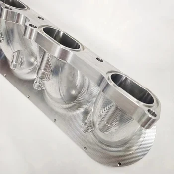 5-Axis CNC Machining Billet Intake runner with port for Audi/honda