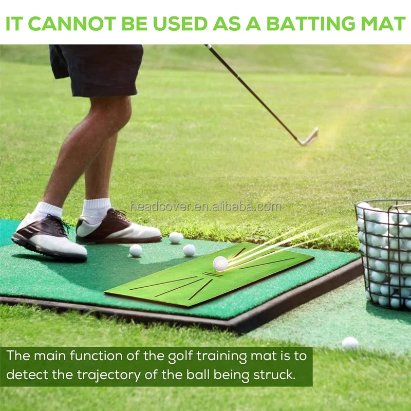 New Design Custom Golf Swing Detection Hitting Swing Mat Wholesale Golf