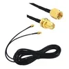 50Ohm RF coaxial cable RG174 with SMA male to SMA female connector for antenna system