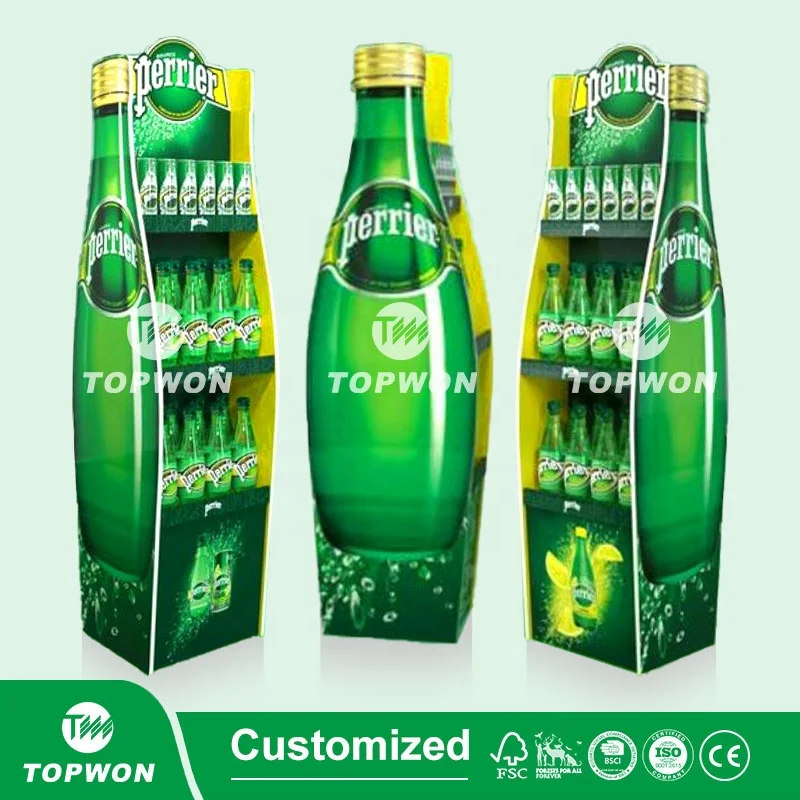 Custom Retail Store PVC Display Stand PVC Foam Board Display Stand Beer Wine Champagne Soda Water Bottled PVC Display Rack