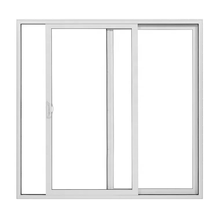 Minglei Vinyl patio slider door balcony sliding glass pvc sliding door