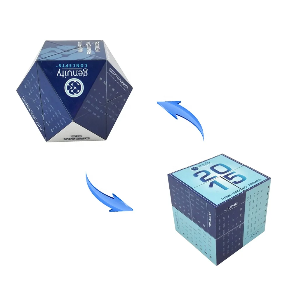 Custom Plastic Folding Infinity Cube Toy Magnetic Puzzle