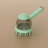 Brosse de bain à long manche-vert