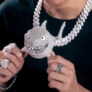 hiphop ペンダント Amazon.co.jp: JUSTSILEI 男性女性ヒップホップペンダント