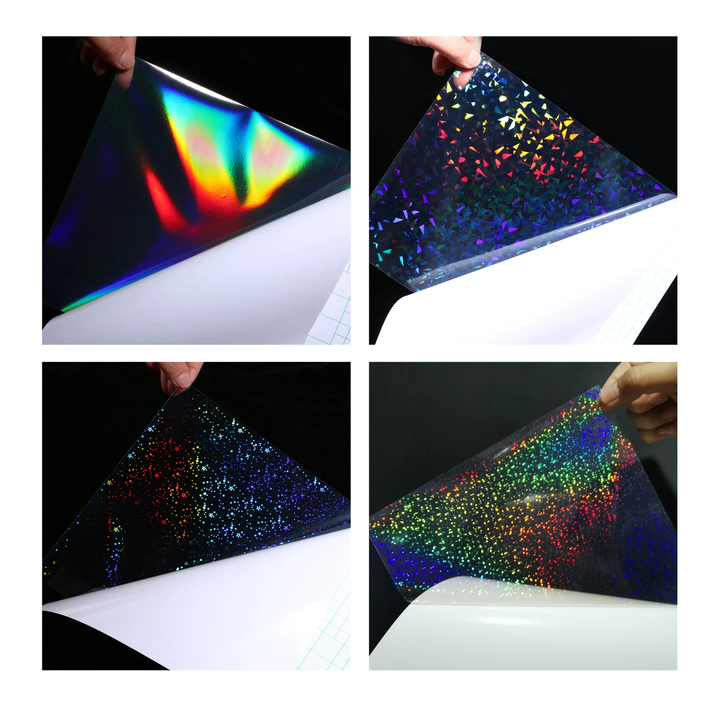 holographic glitter vinyl sticker paper a4