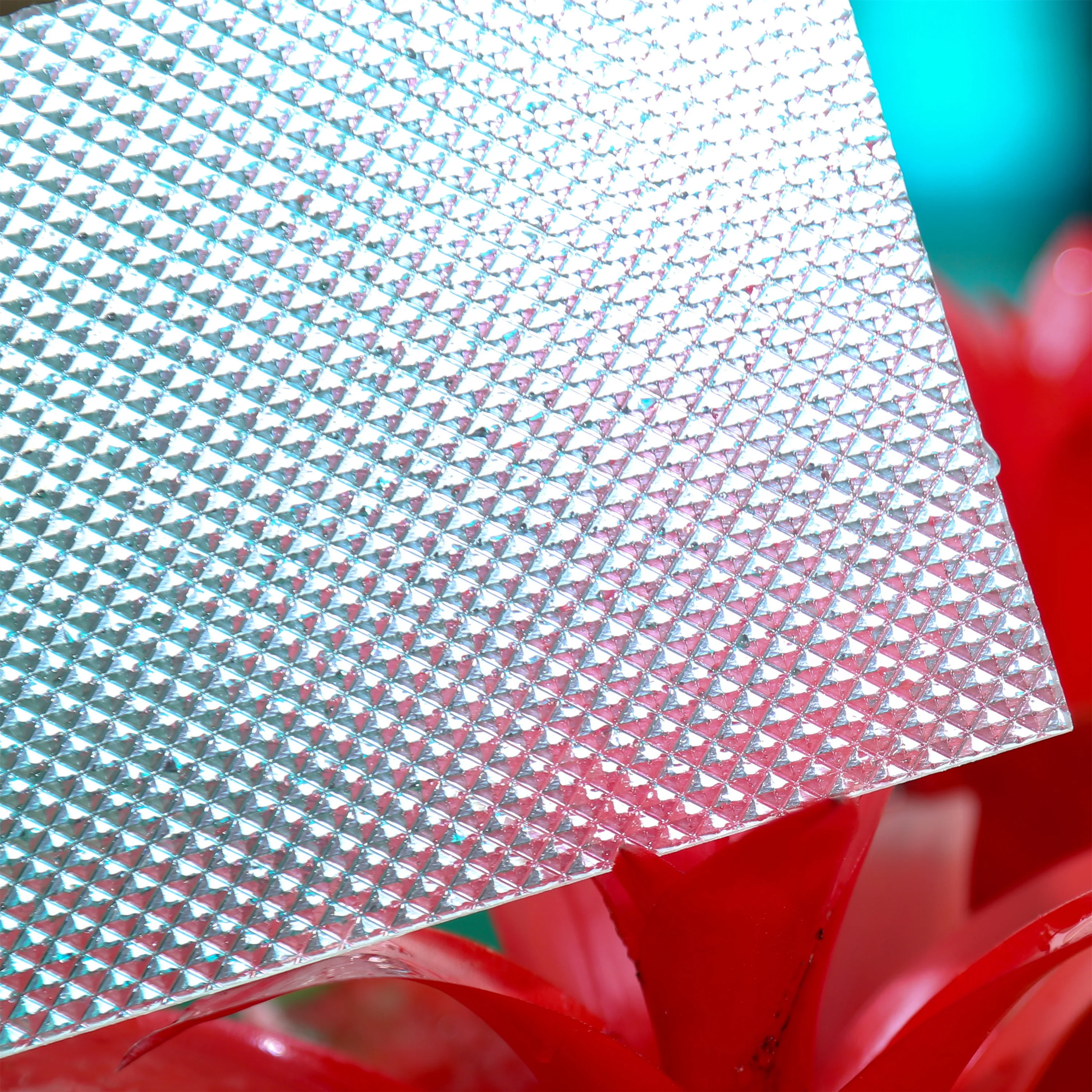 High Light Transmission Light Diffuse Polycarbonate Prism Sheets for LED Lights Covers Panels