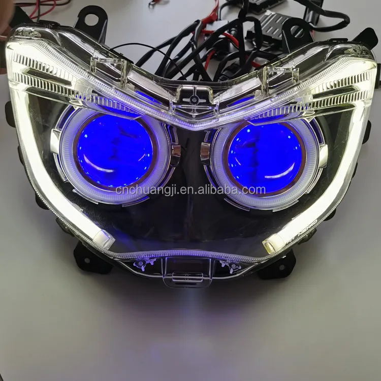 Jpa Motorcycle Accessories Yamaha Nmax 155 Head Lamp With Hid Neon Light  Nmax 125 155 Angle Eyes Led Lighting System - Buy Nmax 155 Head Lamp With  Hid Neon Light,Nmax 125 Head Light Angle ...