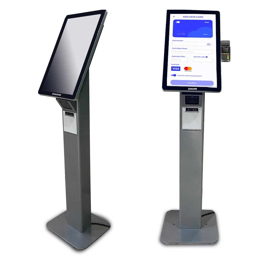 Shenzhen TS215  Self Service Payment Terminal Kiosk Support Cash Drawer Pos Scale Scanner Printer