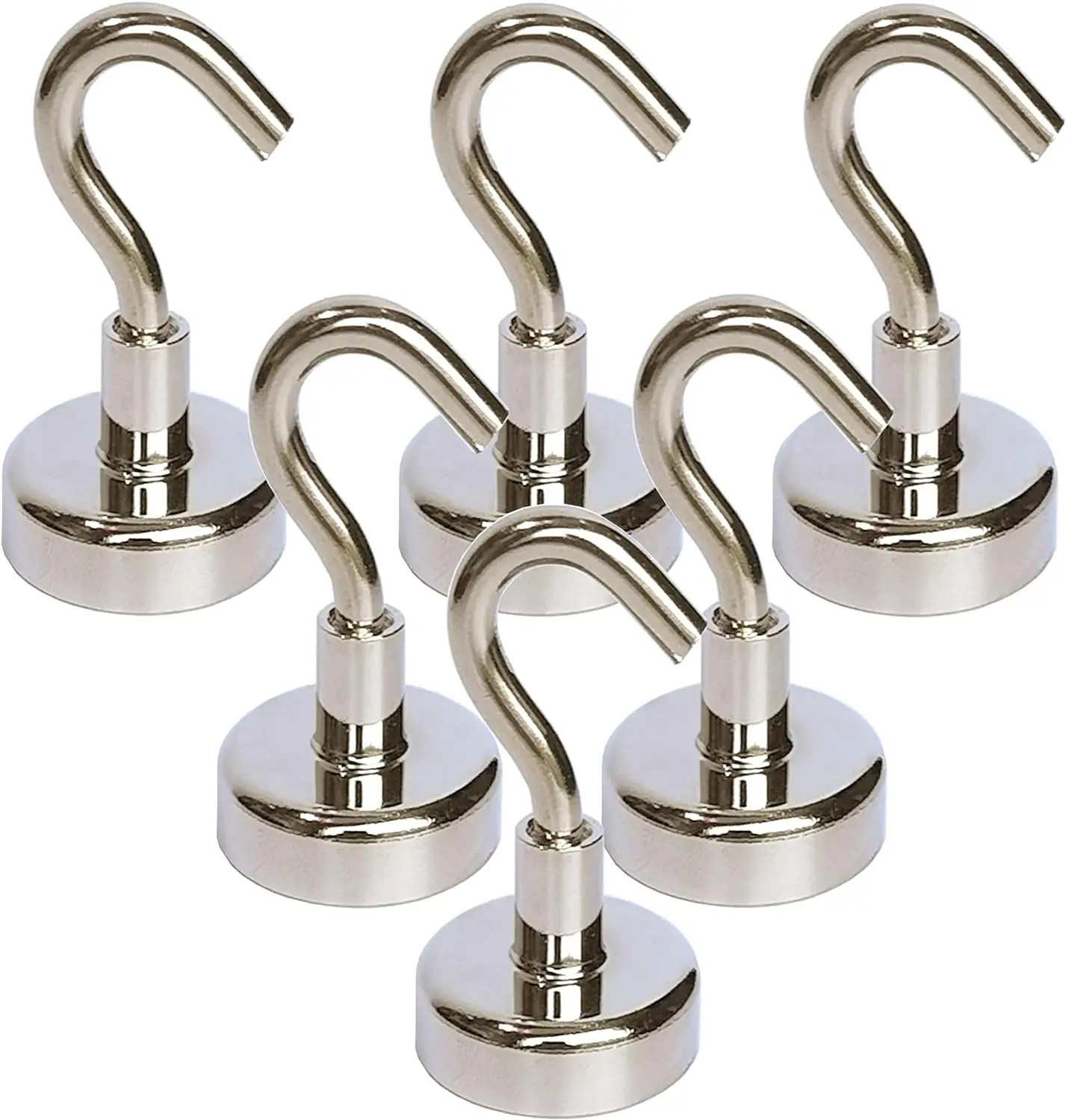 Magnetpro Magnetic Hook With Strong Suction Cup Neodymium Iron Boron Magnet for Hanging Doors Cabinets Ceilings