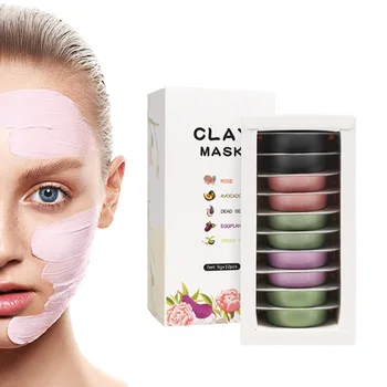 OEM/ODM Fruit Extract Clay Mask Deep Clean Pore Tightening Deep Eggplant Clay Mud Mask Capsules