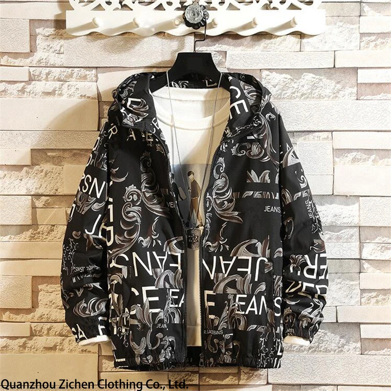 Fashion Brand Spring Autumn Men Casual Stree ral Hoodie Jacket Man Waterproof Clothes Mens Windbreaker Coat Male_voghion.com