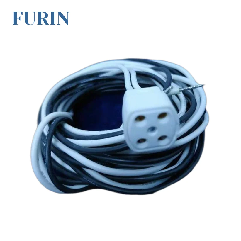 UVランプコネクタ円筒形セラミック4ピンUVランプソケットUVC殺菌ランプ