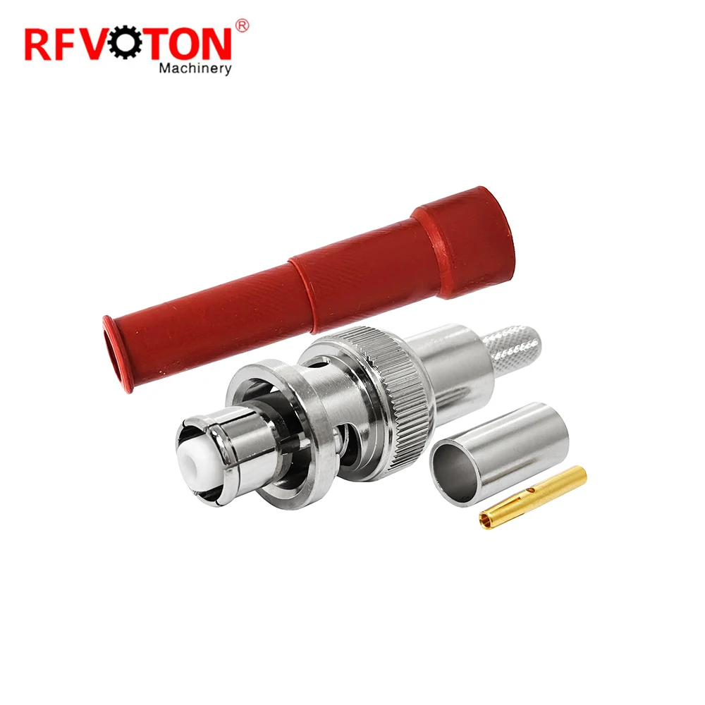 Factory Supply SHV Male Plug High Voltage 5000V 5kV for Rg58  RG 58 Copper Rf Coax Coaxial Connector Brass Converter Connecteur