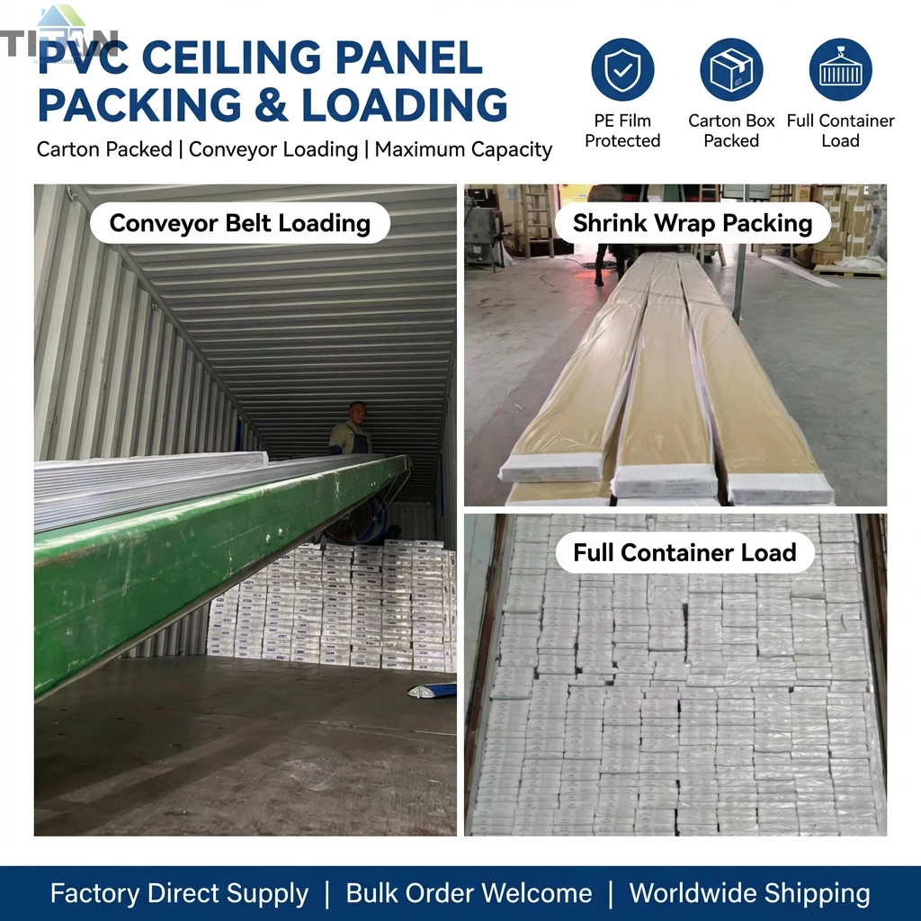 200*7.5mm Panama Tablilla Pvc Cielo Techo Wood Affect Pvc Wall Panel Plain Ceiling Wooden Pared Panel Pvc Sky Board