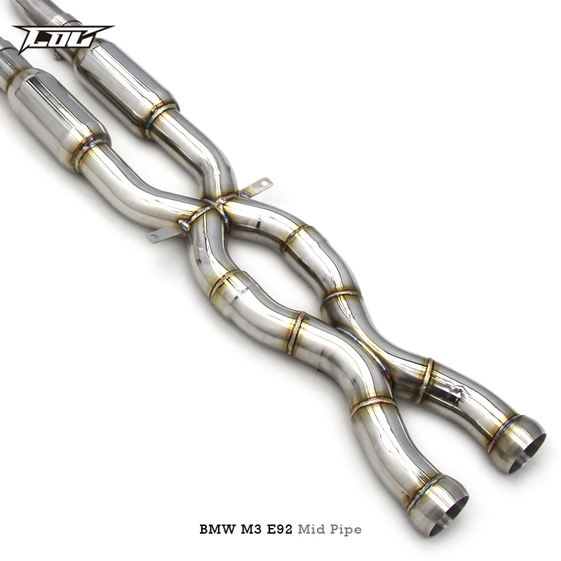 COC Double X Mid Pipe Exhaust for BMW M3 E92 V8 4.0L