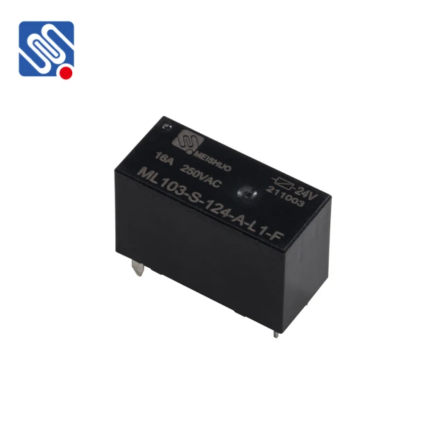 Meishuo ML102-S-112-AB-L1 8A Single Coil 12v 6 Pin Latching Relay High Power Smart Appliance with Miniature Sealed Protection