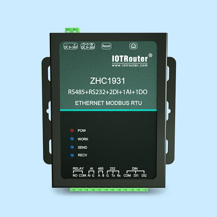 RS485 to Ethernet Converter for Industrial Automation MQTT Modbus TCP RTU with Free Network Cable 1rs485 1rs232 2DI 1AI to RJ45