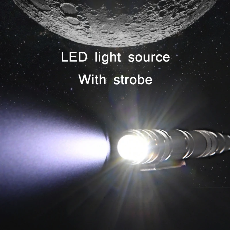Оптовая продажа Прямая поставка наружный светодиод P08 с мигающим вольфрамовым стальным стеклом ручка для