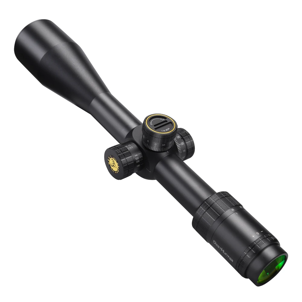 Tactical Hunting Scope WESTHUNTER HD-N 6-24x50 FFP First Focal Plane Etched Glass Optical Sights Side Parallax Wheel