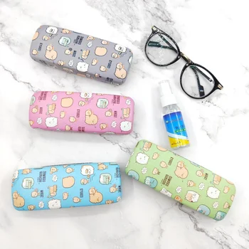 Mich/KT Cat Monster Printed Sunglasses Cases Custom Logo Pattern Portable Eyeglasses Case Outdoor Storage Glasses Case Packaging