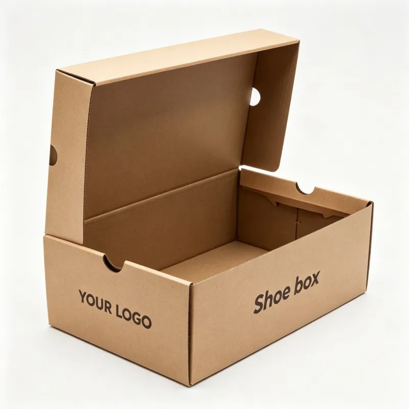 Mailer in carta kraft in cartone ondulato per spedizione di abbigliamento e scarpe, scatole di cartone per imballaggio di profumi ecologiche per piccole imprese