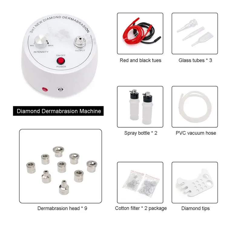 Portable Diamond Dermabrasion Microdermabrasion Peeling Facial Cleaning ...