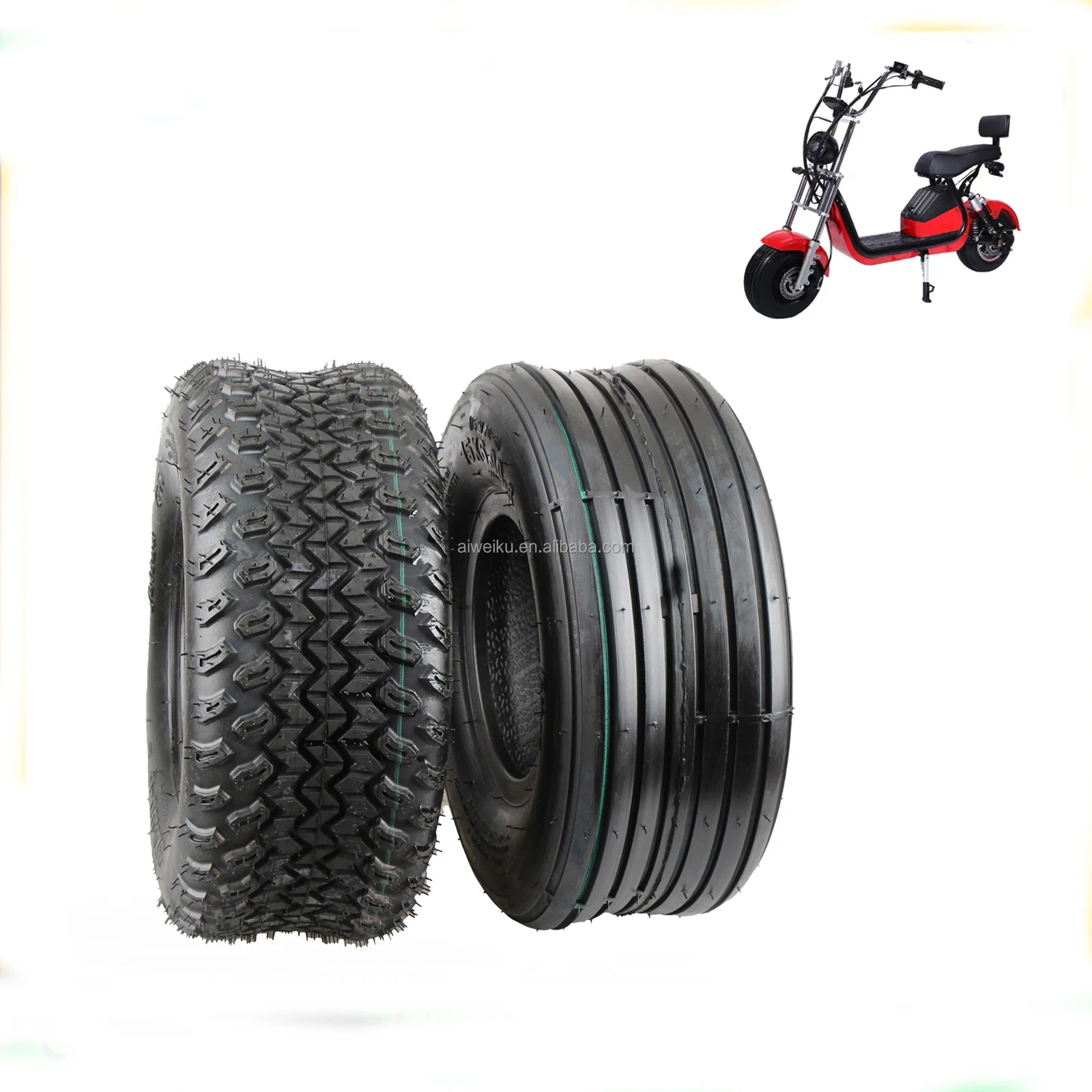 Off Road Tire 15x6.00-6 Tubeless for Mini Citycoco Scooter