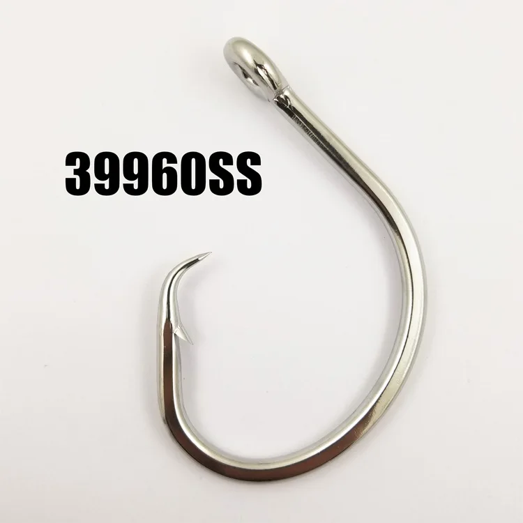 High Quality 39960ss Stainless Steel 11/0-24/0 Tuna Circle Fishing Hook  Marine Saltwater Fishing Sea Hook Marine Sport Anzuelo
