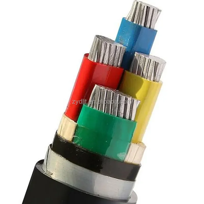 Fabricante Atacado YJLV22 3x240 + 1x120 Cabo De Média Tensão De Alumínio Cabo De Solda