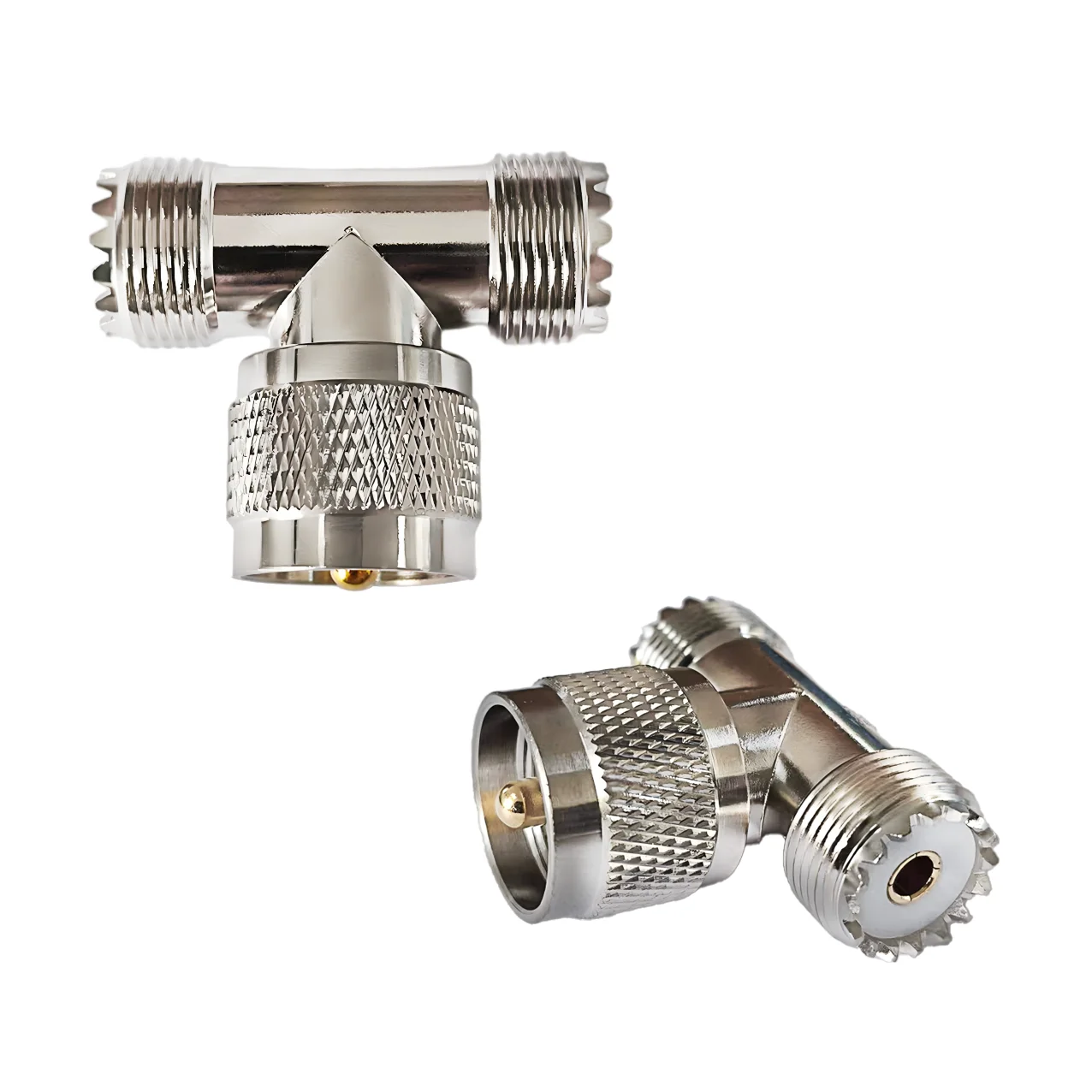 High Quality Factory UHF-JKK Connector UHF Male to UHF Female to Female UHF Angle Connector supplier