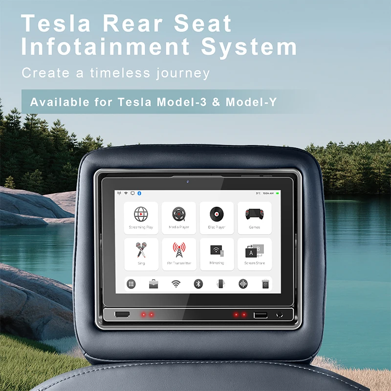 Tesla Rear Seat Infotainment System For Tesla Model3 & Modely Tesla