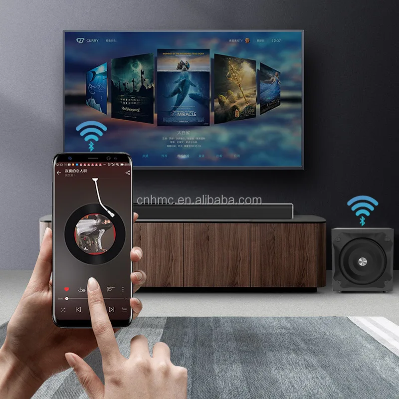 ホームシアターシステム サウンドバー サブウーファー付き TV スピーカー Amazon.co.jp: TV スピーカー、Smalody ホームシアター
