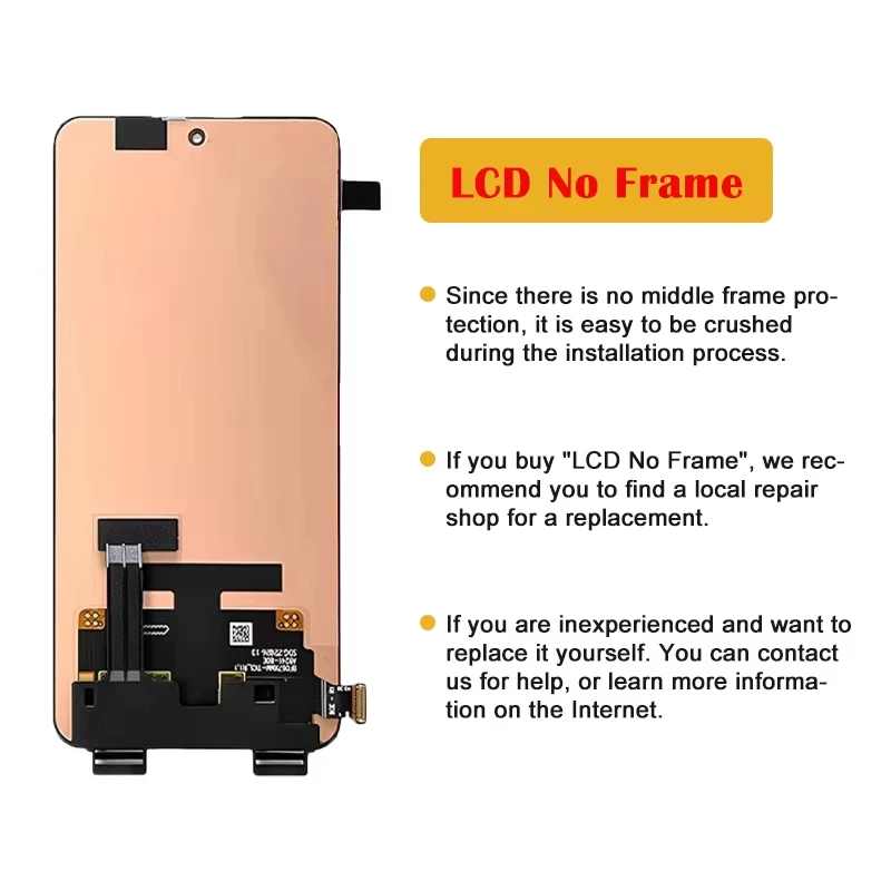 Per ONEPLUS 10T 1+10T CPH2415 CPH2413 Schermo Touch Digitizer OLED LCD - 3
