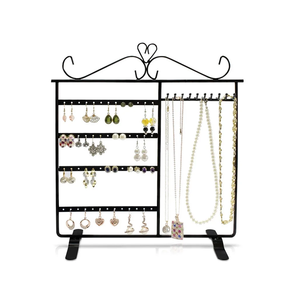 Display Stand Jewelry Display Rack Countertop Metal Jewelry Storage