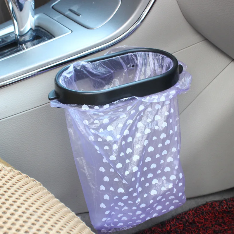 Wenjie Rubbish Bin Car Organizer Trash Bag Rack Hanger Frame Garbage Bag Holder Car Storage Bag Holder Car Garbage Bag Holder 