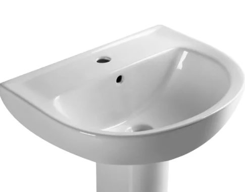 AIDI European Style Classic Bathroom Wash Basin Ceramic Pedestal Basin manufacture